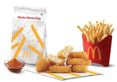 6 Pc Chicken Nuggets + Fries (M) + Piri Piri Spice Mix 6 Pc Chicken Nuggets + Fries (M) + Piri Piri Spice Mix