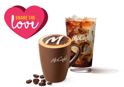 Cappuccino (S) + Iced Coffee (S) Cappuccino (S) + Iced Coffee (S)