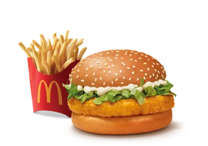 McChicken Burger + Fries (M) McChicken Burger + Fries (M)
