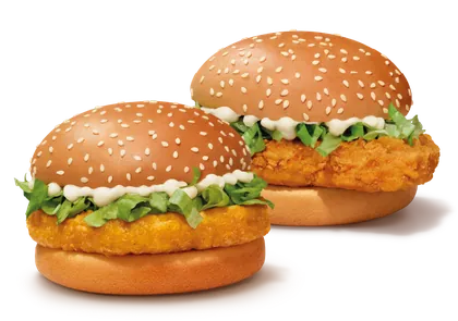 Burger Combo for 2: McSpicy Chicken + McChicken Burger Combo for 2: McSpicy Chicken + McChicken