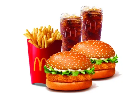 Burger Combo for 2: McVeggie Burger Burger Combo for 2: McVeggie Burger