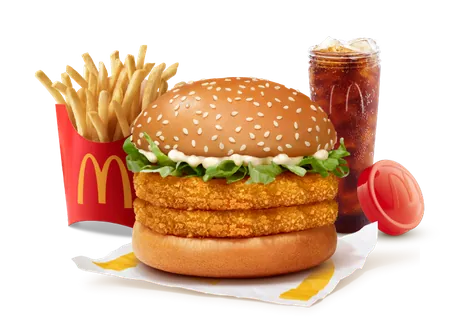 McVeggie Double Patty Burger Combo McVeggie Double Patty Burger Combo