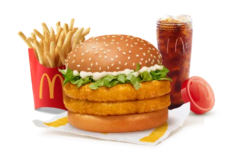 McChicken Double Patty Burger Combo McChicken Double Patty Burger Combo