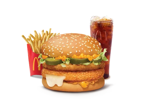 McCheese Burger Chicken Combo McCheese Burger Chicken Combo