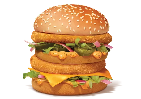 Veg Maharaja Mac Burger Veg Maharaja Mac Burger