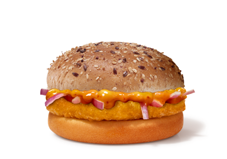 Chicken Surprise Burger with Multi-Millet Bun Chicken Surprise Burger with Multi-Millet Bun