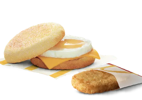 Egg & Cheese McMuffin + Hashbrown Egg & Cheese McMuffin + Hashbrown