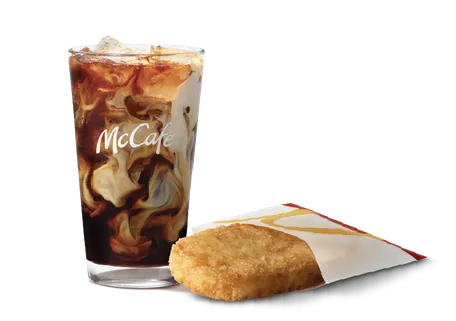 Hashbrown + Iced Coffee Hashbrown + Iced Coffee