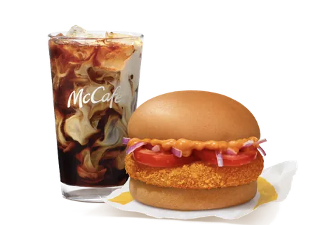 McAloo Tikki + Iced Coffee McAloo Tikki + Iced Coffee