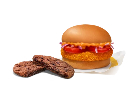 Choco Crunch Cookie + McAloo Tikki Burger Choco Crunch Cookie + McAloo Tikki Burger