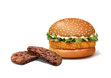 Choco Crunch Cookie + McVeggie Burger Choco Crunch Cookie + McVeggie Burger