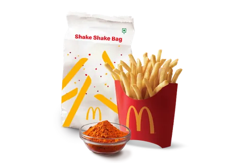 Fries (M) + Piri Piri Mix Fries (M) + Piri Piri Mix