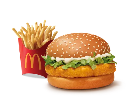 McChicken Burger + Fries (M) McChicken Burger + Fries (M)