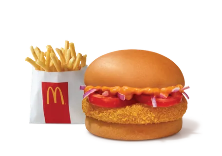McAloo Tikki + Fries (R) McAloo Tikki + Fries (R)