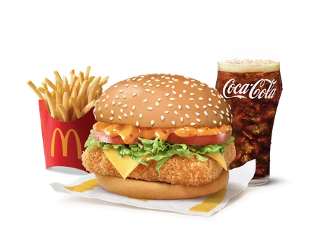 McSpicy Deluxe Paneer Burger Combo McSpicy Deluxe Paneer Burger Combo