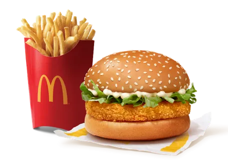 McVeggie Burger + Fries (L) McVeggie Burger + Fries (L)