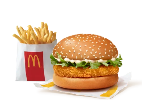 McVeggie Burger + Fries (R) McVeggie Burger + Fries (R)