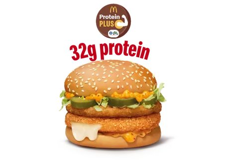 McCheese Chicken Burger Protein Plus (1 Slice)