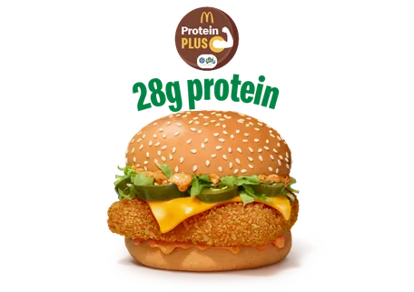McSpicy Premium Veg Burger Protein Plus (1 Slice)