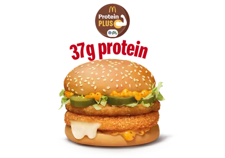McCheese Chicken Burger Protein Plus (2 Slices)