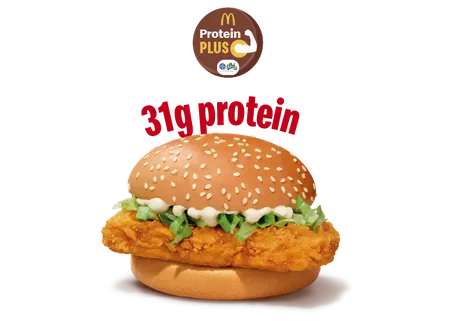 McSpicy Chicken Burger Protein Plus (2 Slices)
