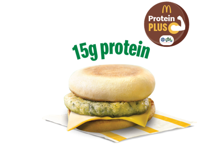 Veg McMuffin with protein plus Veg McMuffin with protein plus