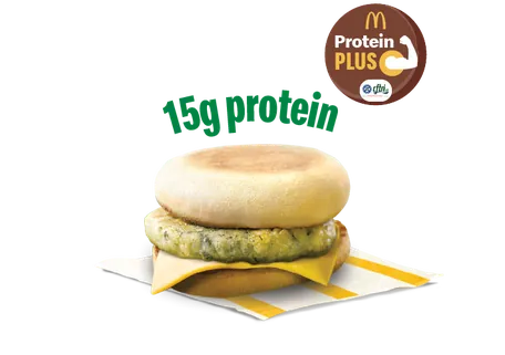 Veg McMuffin with protein plus Veg McMuffin with protein plus