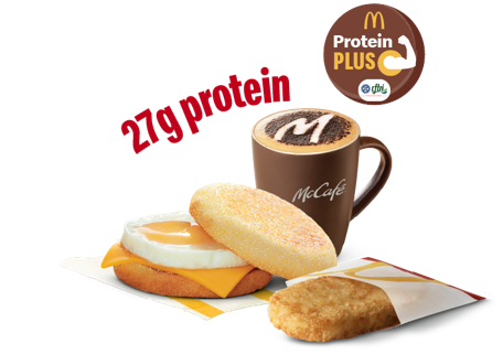 Egg & Cheese McMuffin Protein Plus Meal Egg & Cheese McMuffin Protein Plus Meal