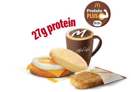 Egg & Cheese McMuffin Protein Plus Meal Egg & Cheese McMuffin Protein Plus Meal
