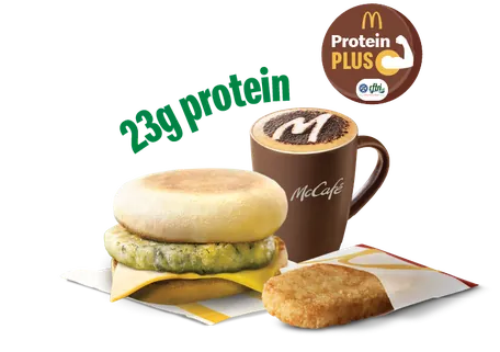 Veg McMuffin with protein plus Meal Veg McMuffin with protein plus Meal