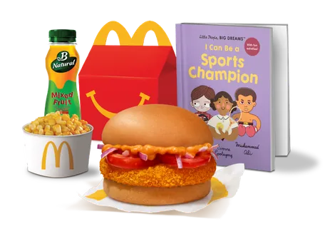 McAloo Tikki Burger Happy Meal McAloo Tikki Burger Happy Meal