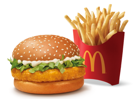 McChicken Burger + Veg Pizza McPuff