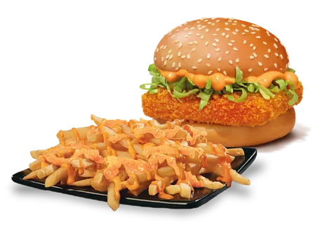 McSpicy Paneer + Cheesy Fries McSpicy Paneer + Cheesy Fries