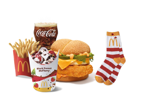 Merry Meal McSpicy Premium Chk Merry Meal McSpicy Premium Chk