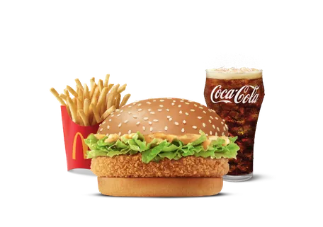 Crispy Veggie Burger Meal (M) Crispy Veggie Burger Meal (M)