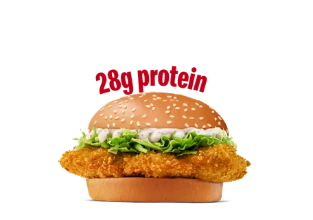 Crispy Chicken Burger Protein Plus (2 Slices) Crispy Chicken Burger Protein Plus (2 Slices)