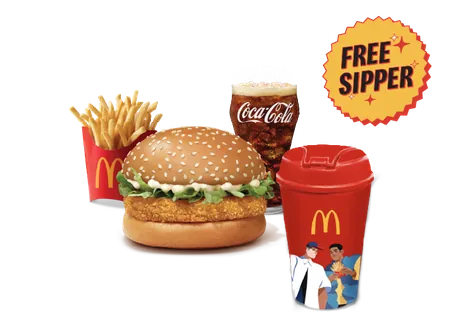 McVeggie Burger Sipper Meal McVeggie Burger Sipper Meal