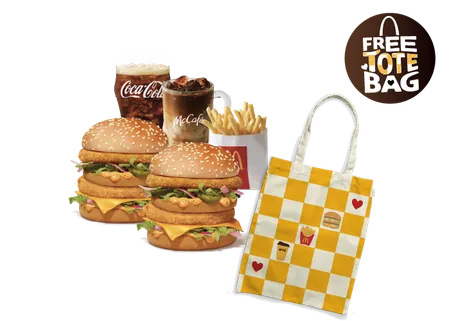 Tote-ally Yours Mac Meal - Veg Maharaja Mac Burger