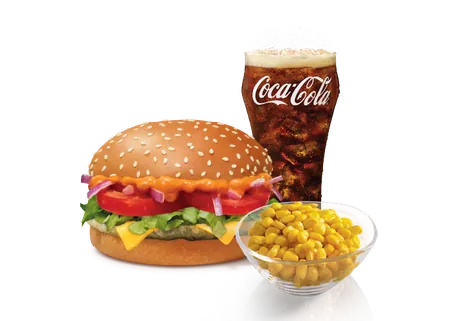 Salad Sandwich with Spinach & Corn Meal ( M)