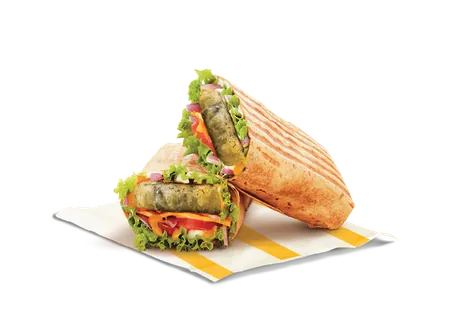 Salad Wrap with Spinach & Corn 