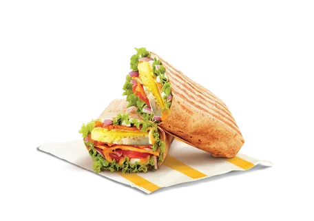 Salad Wrap with Egg