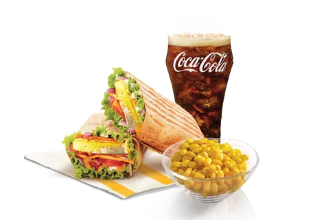 Salad Wrap with Egg Meal ( M)