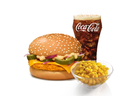 Grilled Chicken & Cheese Corn Cup Meal (M)