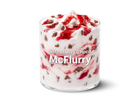 Strawberry Choco McFlurry (M)