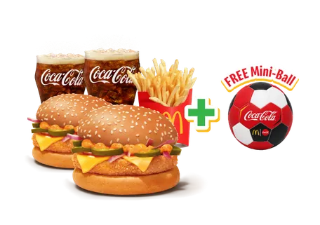 Corn & Cheese Veg Mini Football Meal