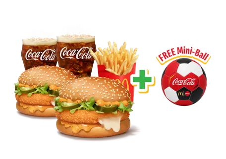 McCheese Veg Mini Football Meal