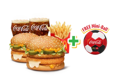 McCheese Chicken Mini Football Meal