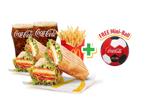 Big Spicy Paneer Wrap Mini Football Meal