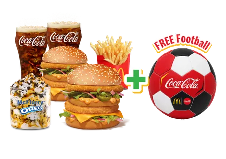 Maharaja Mac Veg&nbsp;Football Meal