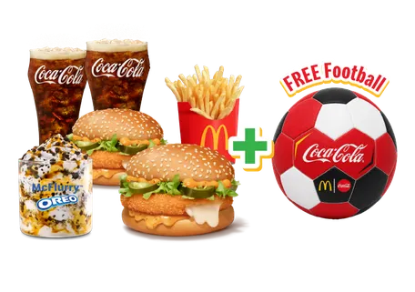 McCheese Veg&nbsp;Football Meal